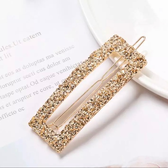daydream Accessories - 2/$15-Faux Gold Flake hair clip